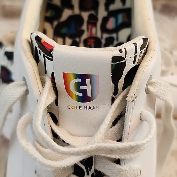 Cole Haan Women's GrandPro Topspin Sneakers White/Graffiti, Size 9B - Picture 12 of 17